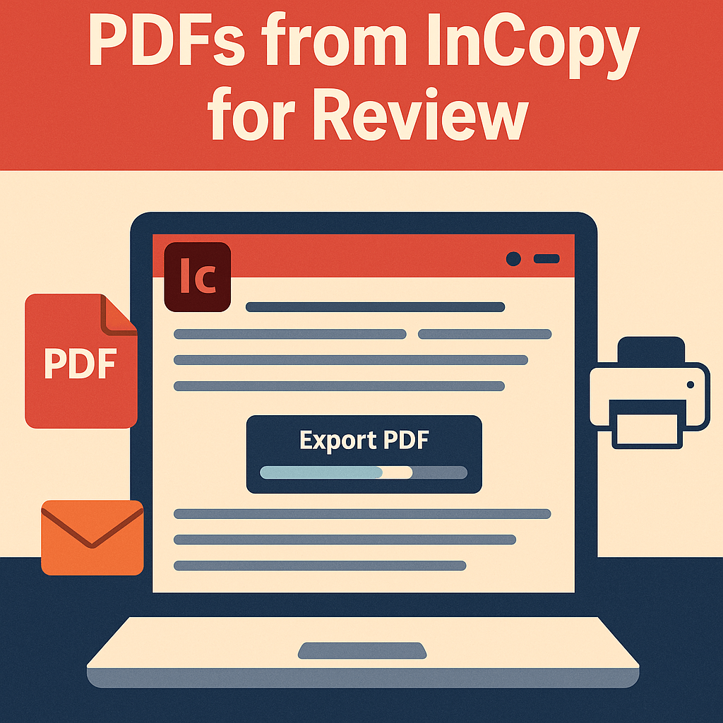 🖨️ How to Print and Export PDFs from InCopy for&nbsp;Review